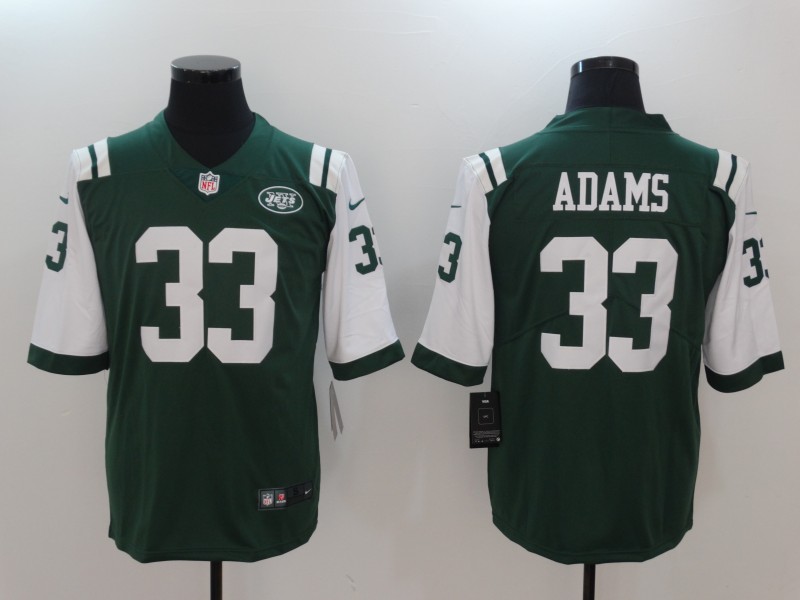 Men New York Jets #33 Adams Green Nike Vapor Untouchable Limited NFL Jerseys->women nfl jersey->Women Jersey